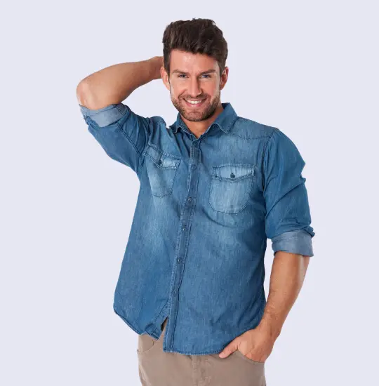 Denim Shirt For Men 